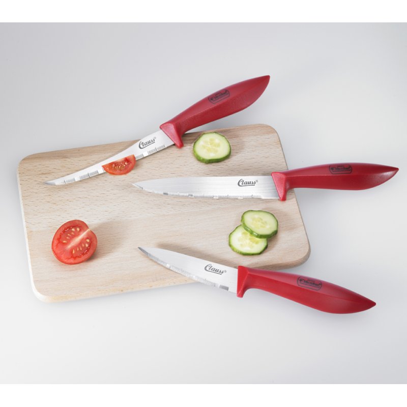 Rood Clauss messenset, 3-delig